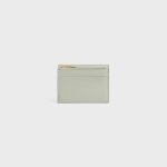 COMPACT WALLET WITH COIN TRIOMPHE IN SHINY CALFSKIN LIGHT CLAY - Image 3